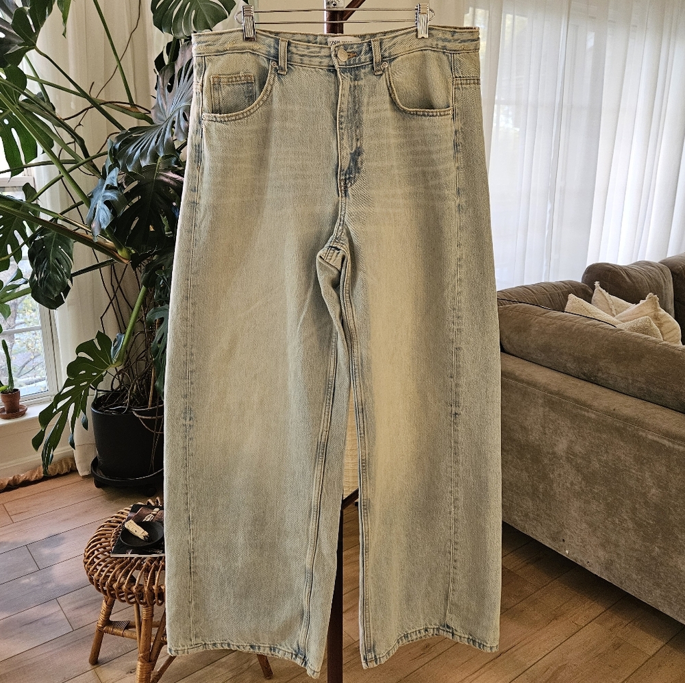 Zara wide leg jeans